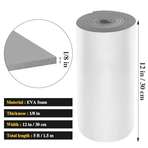 Adhesive Foam Padding Closed Cell EVA Foam Sheets Insulation Board Foam Sheet Pad with Sticky Back