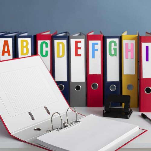 Letter Stickers 1560 Pieces 30 Sheets Stick on Vinyl Letters Capital Alphabet Sticker Letter for Craft Bulletin Boards Classroom Home Business Decor (1560 Count)