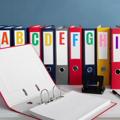 Letter Stickers 1560 Pieces 30 Sheets Stick on Vinyl Letters Capital Alphabet Sticker Letter for Craft Bulletin Boards Classroom Home Business Decor (1560 Count)