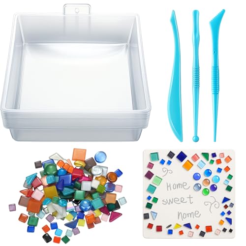 24 Pcs Stepping Stone Kit Includes Concrete Mold (24 Count)