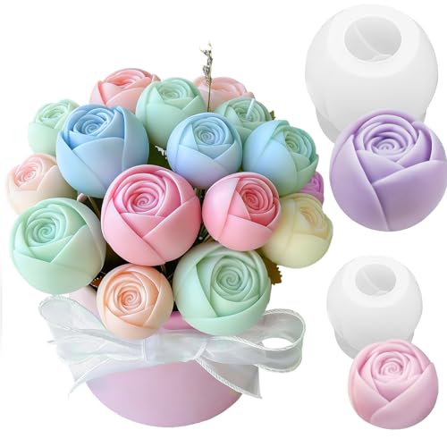 Rose Candle Mold (2 Count)