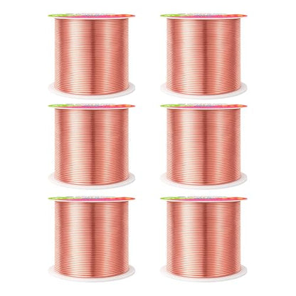 22 Gauge Rose Gold Tone Combo Anodized Aluminum Craft Wire (450 Foot)
