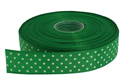 Polka Dot Grosgrain Ribbon 25 Yard Each Roll 100% Polyester