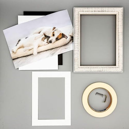 Pack of TEN 8.5x11 Mats Bevel Cut for 7x9 Photos (10 Count)