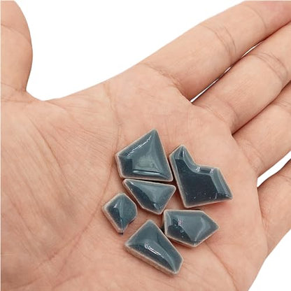 1.1LB Irregular Ceramics Mosaic Tiles (350 Count)