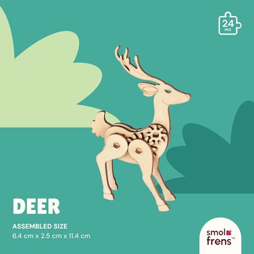 3D Wooden Puzzles for Kids Ages 8+ (5 Count)