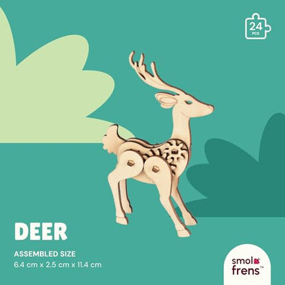 3D Wooden Puzzles for Kids Ages 8+ (5 Count)