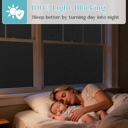 Blackout Window Privacy Film with Tools