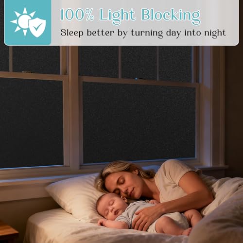 Blackout Window Privacy Film with Tools
