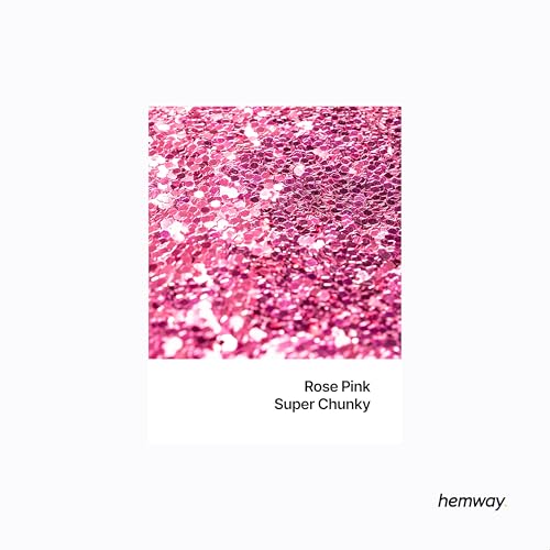 Resin Glitter Rose Pink 100g Super Chunky (3.5 Ounce)