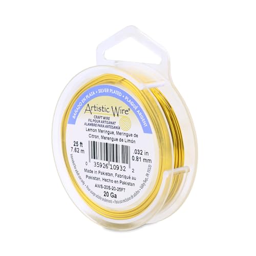 20 Gauge Silver Plated Tarnish Resistant Colored Copper Craft Wire