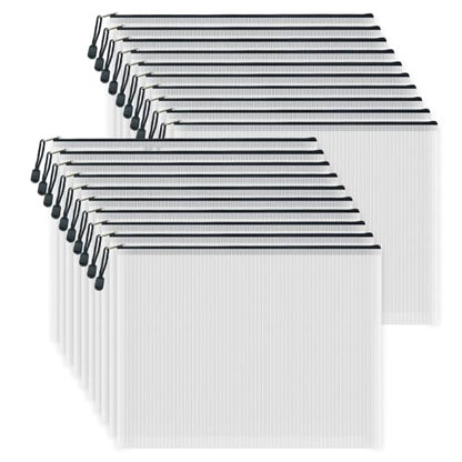 20pcs Mesh Zipper Pouch Bags (20 Count)