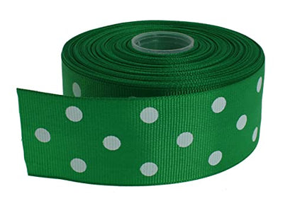 Polka Dot Grosgrain Ribbon 25 Yard Each Roll 100% Polyester