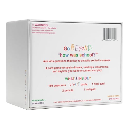 Kids Edition Conversation Card Games for Kids