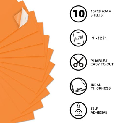 Self Adhesive Foam Sheets (10 Count)