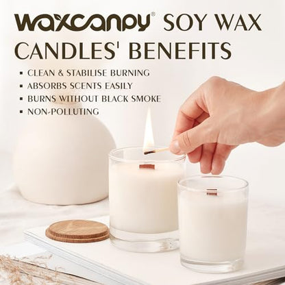 Soy Wax Waxcanpy Natural Soy Wax for Candle Making