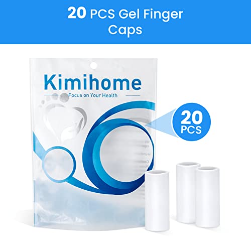 20 PCS Gel Finger Sleeve Protectors (20 Count)
