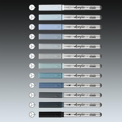 Grey Acrylic Paint Pens