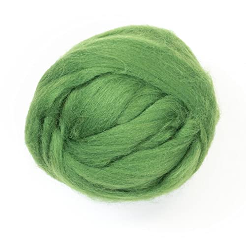 Colored Natural Wool roving (8 Ounce)