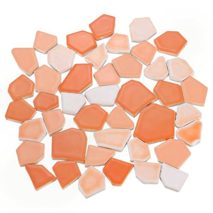 500g 1.1LB Irregular Ceramics Mosaic Tiles