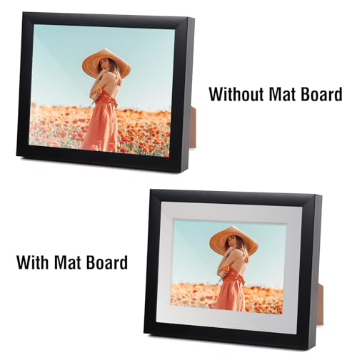 5 Pack Acid Free 9x12 White Picture Mats Board Kit for 6x8