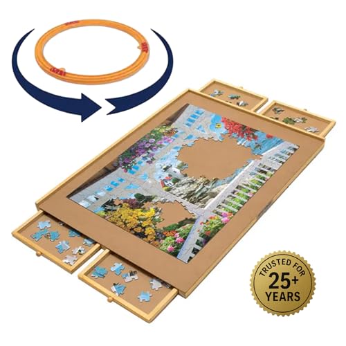 The Original Rotating Puzzle Board with Drawers