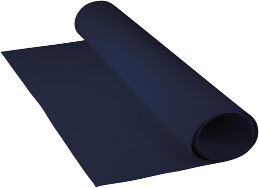 LotusFoam Large 3mm EVA Foam Sheet - 44"x 85" High Density Foam 130 kg/m3 for Cosplay, Costumes, Crafts, Flooring, Outdoor Use - 35 Colors (Navy) - Navy - Crafty Corner