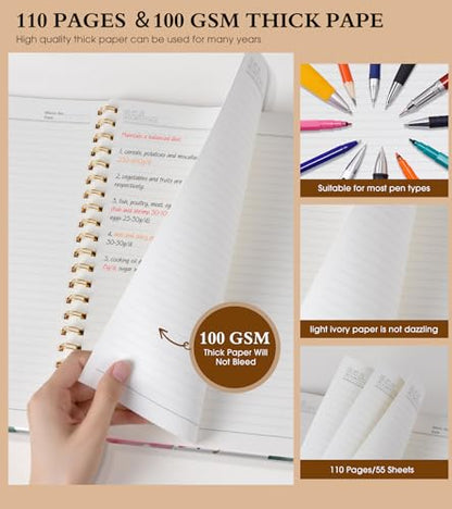 Spiral Notebook Journal 8.5” x 11”