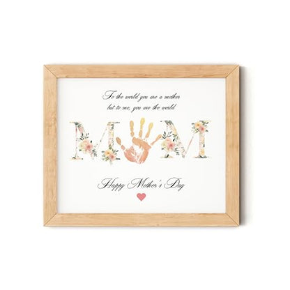 Mother's Day Handprint Gift from Kids
