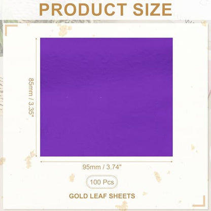 Gold Leaf Sheets for Art 3.7" x 3.4"
