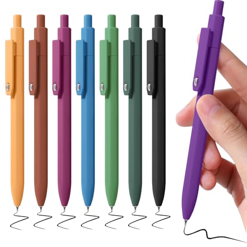 Gel Pens 8 Pack Fine Point Black Ink Smooth Writing Ink Pen