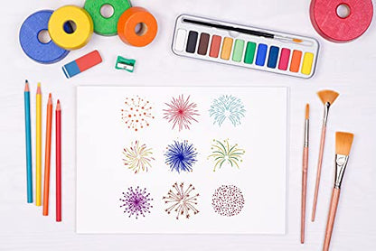Christmas Firework Star Clear Stamps for Card Making