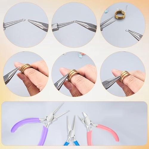 3 Pack Jewelry Pliers Set (3 Count)