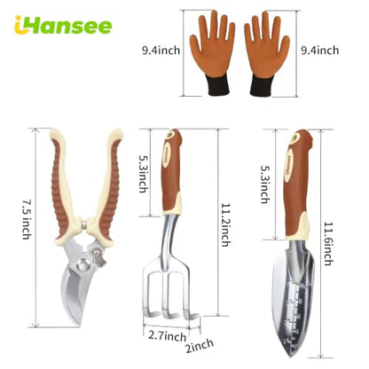 Brown Garden Tool Sets (4 Count)