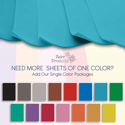 Light Blue EVA Foam Sheets for Crafts