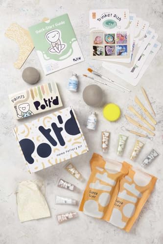 Pottery Kit Air Dry Clay Kit for Adults & Beginners