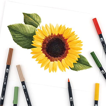 56168 Dual Brush Pen Art Markers (10 Count)
