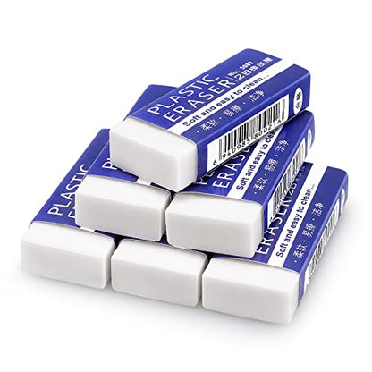 Erasers Large (6 Count)