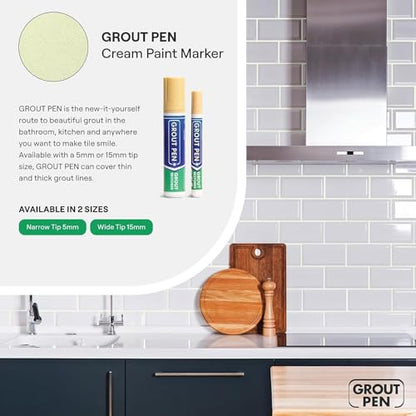 Grout Pen Cream Tile Grout Paint Marker Restorer