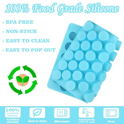 Round Candy Molds Silicone (4 Count)