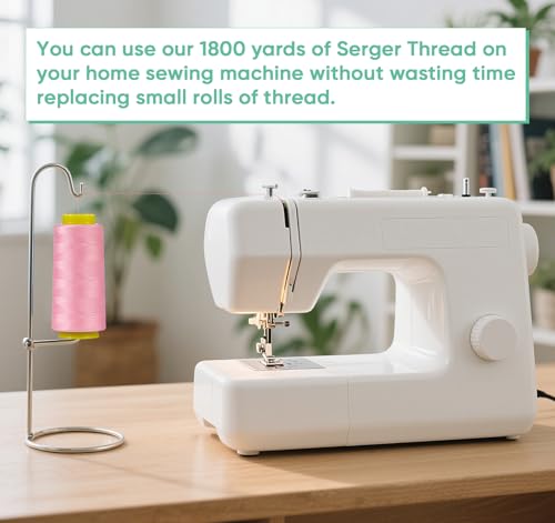 12 Pack Serger Thread Cones (64800 Foot)