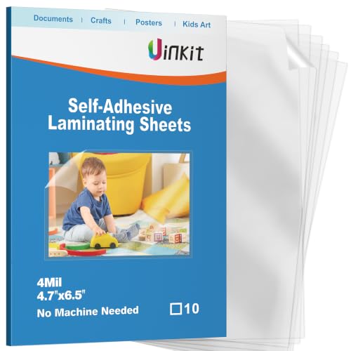 4Mil Self Adhesive Laminating Sheets (10 Count)
