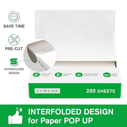 Precut POP UP Deli Paper Sheet (200 Count)