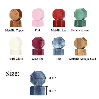 360Pcs Metallic Green Sealing Wax Beads