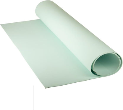 LotusFoam Large 3mm EVA Foam Sheet - 44"x 85" High Density Foam 130 kg/m3 for Cosplay, Costumes, Crafts, Flooring, Outdoor Use - 35 Colors (Sea Green) - Sea Green - Crafty Corner