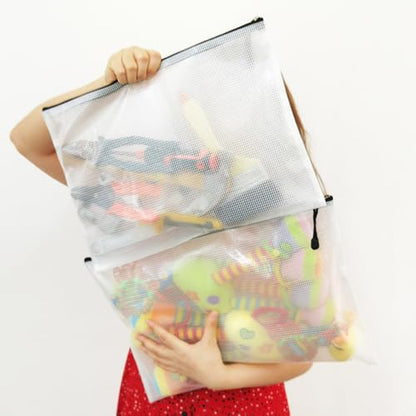20pcs Mesh Zipper Pouch Bags (20 Count)