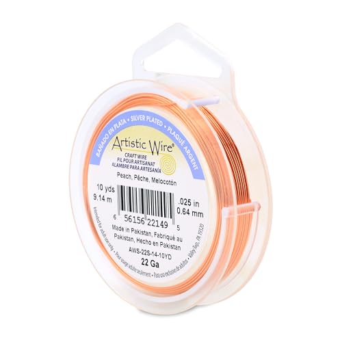 24 Gauge Silver Plated Tarnish Resistant Colored Copper Craft Wire