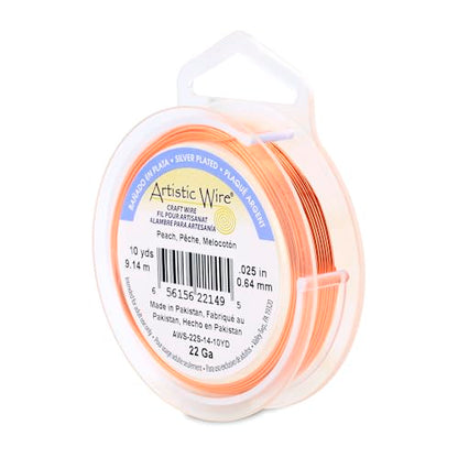 24 Gauge Silver Plated Tarnish Resistant Colored Copper Craft Wire