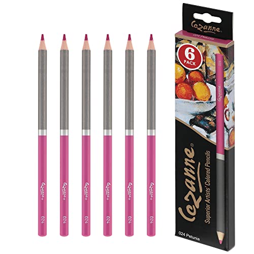 Creative Mark Premium Colored Pencils Petunia 6 Pack (6 Count)