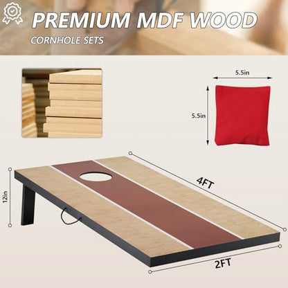 Cornhole Sets 4 x 2 ft